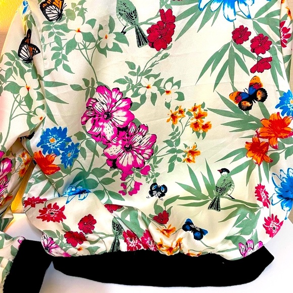 🌺 Satin Jacket for Woman - Picture 3 of 7